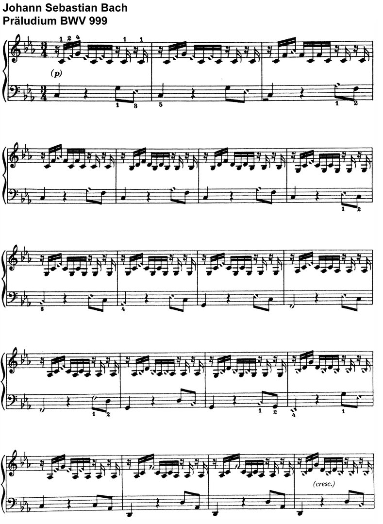 Bach, J S - 31 Präludien - 64 Pages